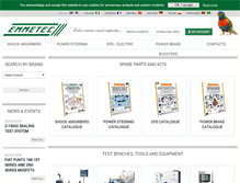 Tablet Screenshot of emmetec.com